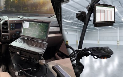 Havis docking stations for V120 laptops and F120 tablets.