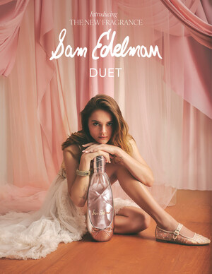 SAM EDELMAN LAUNCHES DUET EAU DE PARFUM IN PARTNERSHIP WITH PARLUX, WITH GLOBAL BRAND AMBASSADOR CHARLOTTE LAWRENCE