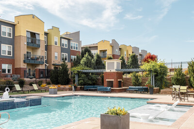Harvest Station in Broomfield, Colo., features one-, two- and three-bedroom homes. Community amenities include a resort-style swimming pool and spa, grilling stations, outdoor fireplace and TV lounge, resident clubhouse with gaming lounge, business center, onsite dog park and dog wash and a 24-hour fitness center with yoga room.