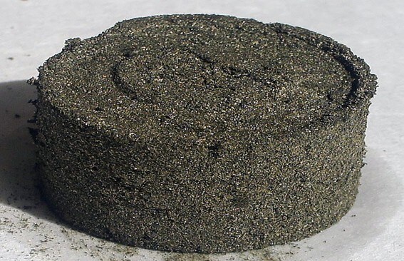 Figure 1 – Samples of Awaruite Concentrate Produced from Baptiste’s Production Run Pilot Plant (CNW Group/FPX Nickel Corp.) Figure 1 – Samples of Awaruite Concentrate Produced from Baptiste’s Production Run Pilot Plant (CNW Group/FPX Nickel Corp.)