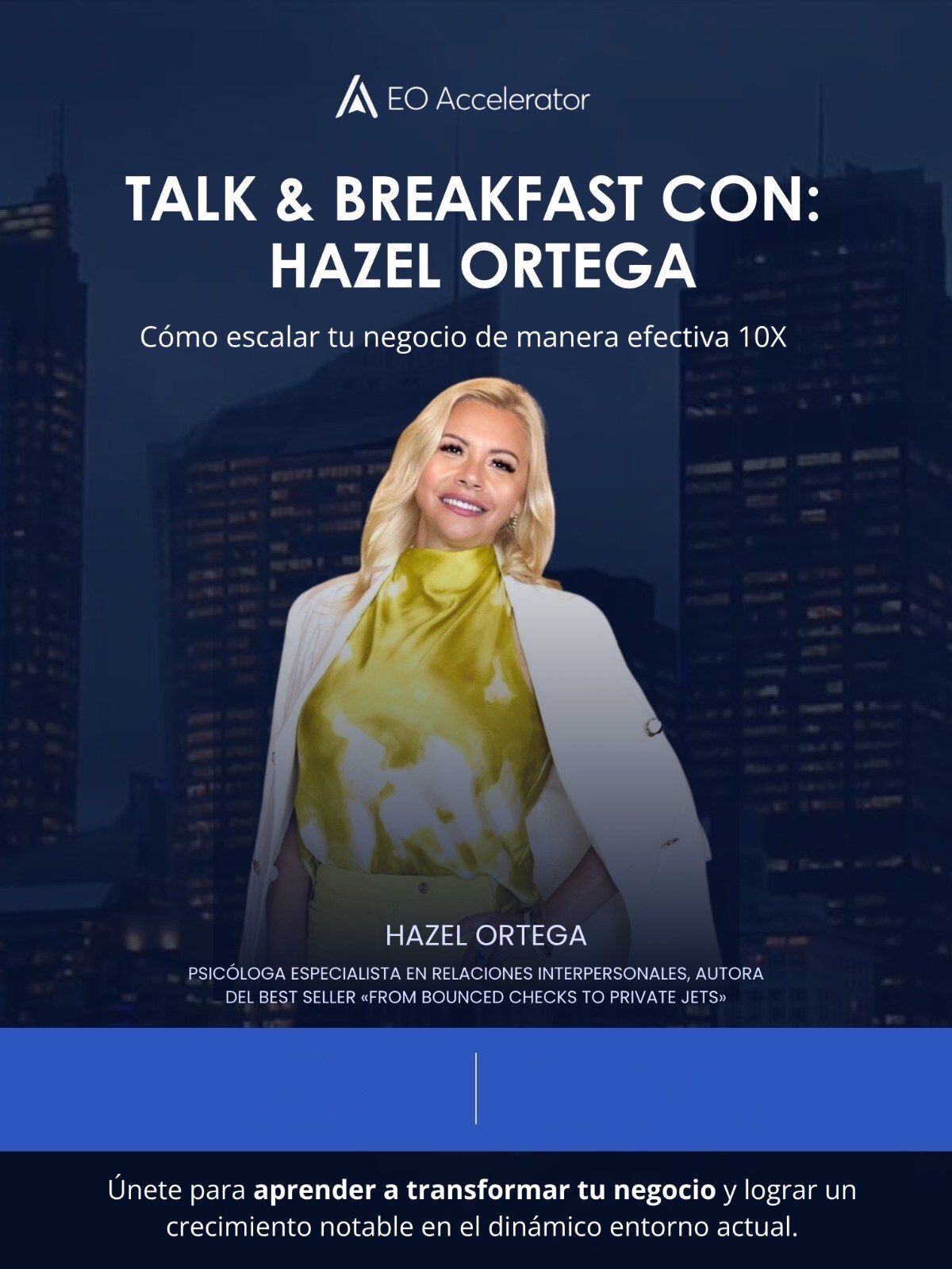 Hazel Ortega Announces Exclusive Master Talk her tools of Vision & Manifestation for Business and Finance
