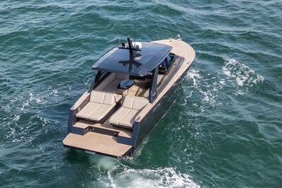 The C38 OPEN thoughtful design caters to both leisurely outings and spirited adventures on the water. features two well-appointed cabins, ensuring ample space for relaxation and convenience. Its
