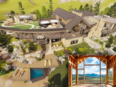 This brand-new, mansion-in-progress cannot be reproduced under new building regulations. Ready for custom completion, the residence is located on Lake Dillon, just on the edge of Keystone, CO. It was designed by Charles Cunniffe Architects and constructed by Kendrick Olson – an elite design and build duo that has collaborated to create some of Colorado’s most exquisite homes. ColoradoLuxuryAuction.com.