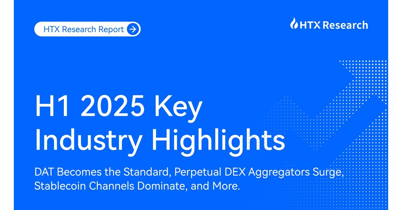 HTX Research: Crypto Industry Flourishes in H1 2025, with TRON and HTX  Driving Dual Momentum