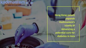 NLS Pharmaceutics and Kadimastem announce a Hong Kong Patent Covering Cell-Selection and Enrichment Technology for IsletRx for Diabetes Patients