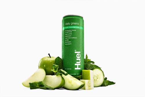 Huel Daily Greens Ready-To-Drink cans — product image