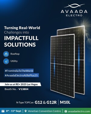 Avaada Electro to Showcase PV Modules at RE+ 2025