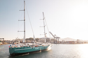 Café William takes its commitment to sustainability even further with a second coffee shipment aboard the TOWT cargo sailboat