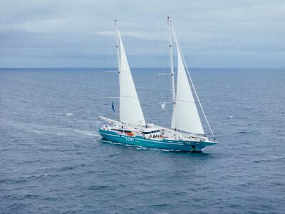 Arrival of the TWOT cargo sailboat is scheduled for October 1st at the Port of Rimouski. (CNW Group/Café William)
