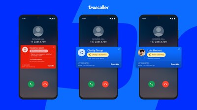 Truecaller AI Caller ID Screen Display