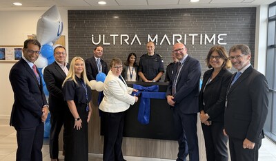 Ultra Maritime officially opened its new integrated design and manufacturing center in London – Greenford, UK, hosting the right honourable Maria Eagle MP for a ribbon cutting ceremony and tour.