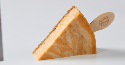 The pumpkin latte cheesecake stick adds a seasonal sweet treat that looks as good on camera as it tastes.