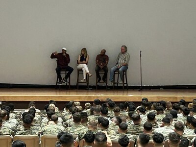 1° of Separation uses humor to break stigma and spark life-saving conversations during suicide prevention training with U.S. service members. 1° of Separation uses humor to break stigma and spark life-saving conversations during suicide prevention training with U.S. service members.