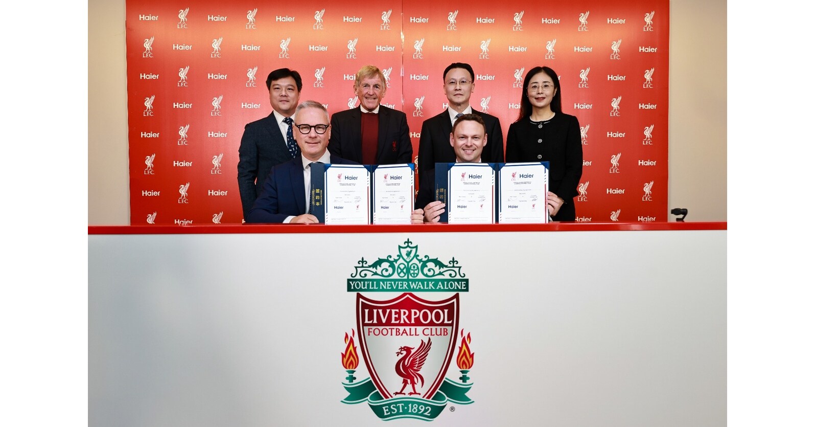 HAIER SIGNS NEW PARTNERSHIPS IN THE WORLD OF FOOTBALL WITH LIVERPOOL  FOOTBALL CLUB AND PARIS SAINT-GERMAIN
