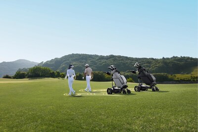 Hands-free golfing with Follow-Me technology