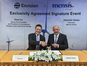 Envision Energy Signs Exclusivity Agreement with Mensis Enerji to Initially Drive 4.5 GW Wind Project in Turkey