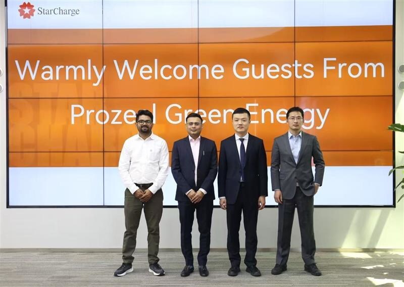 StarCharge unterzeichnet einen bahnbrechenden Vertrag über eine 1-GWh-BESS-Lösung mit Indiens führendem EPC- und IPP-Unternehmen Prozeal Green Energy