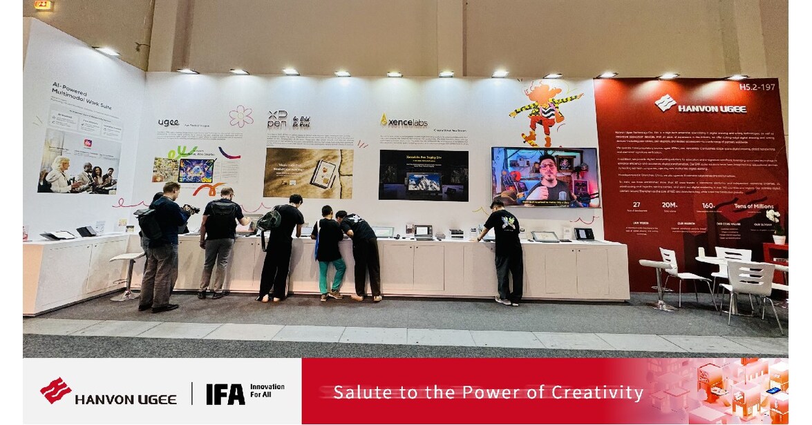 Hanvon Ugee Shines at IFA 2025, Showcasing Global Innovations in Digital Drawing and Writing Solutions