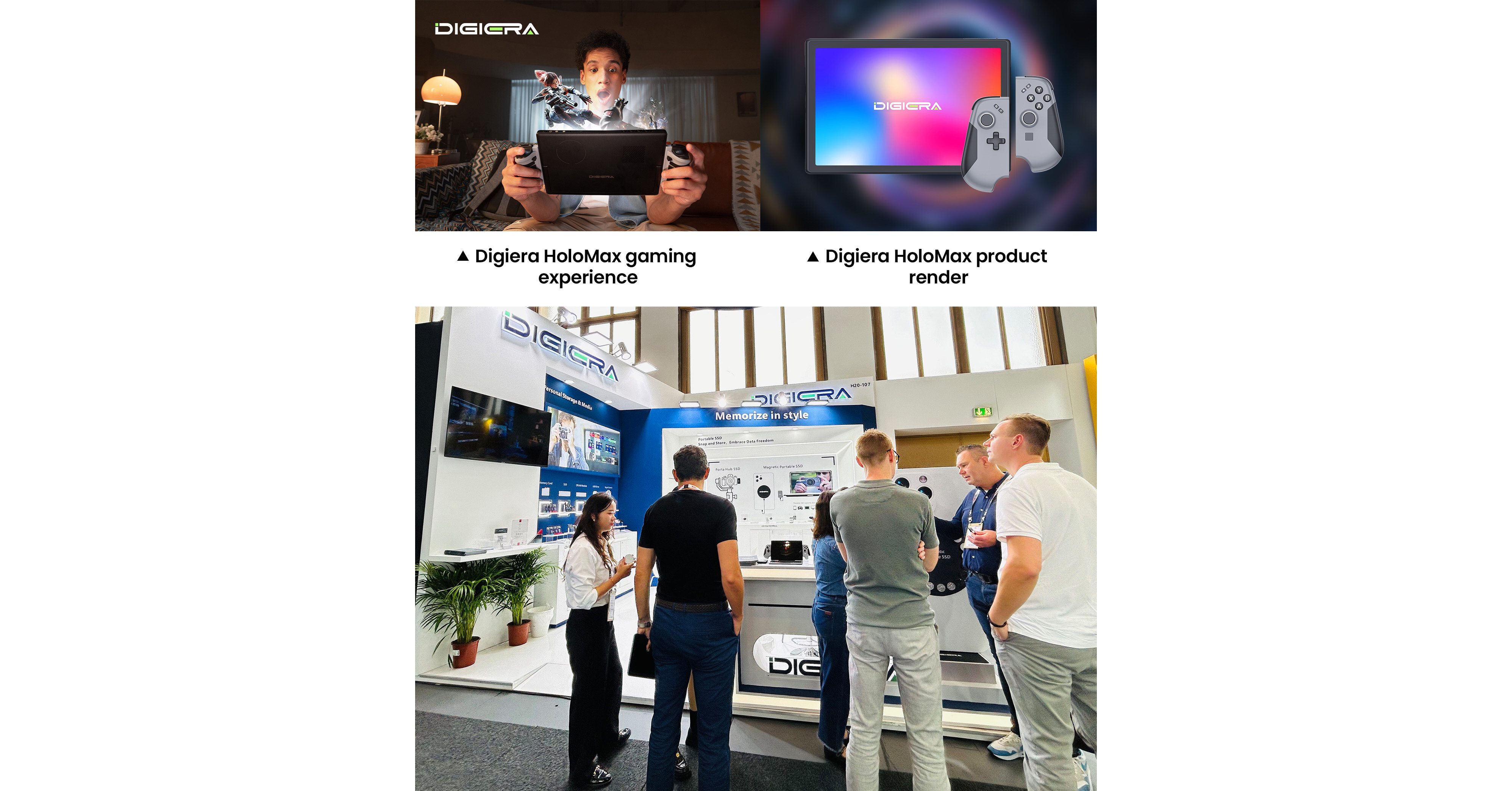 DIGIERA Unveils HoloMax -- Worlds First Glasses-free 3D Laptop-Handheld Hybrid, Debuting at IFA 2025
