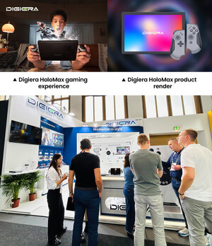 DIGIERA Unveils HoloMax -- World's First Glasses-free 3D Laptop-Handheld Hybrid, Debuting at IFA 2025