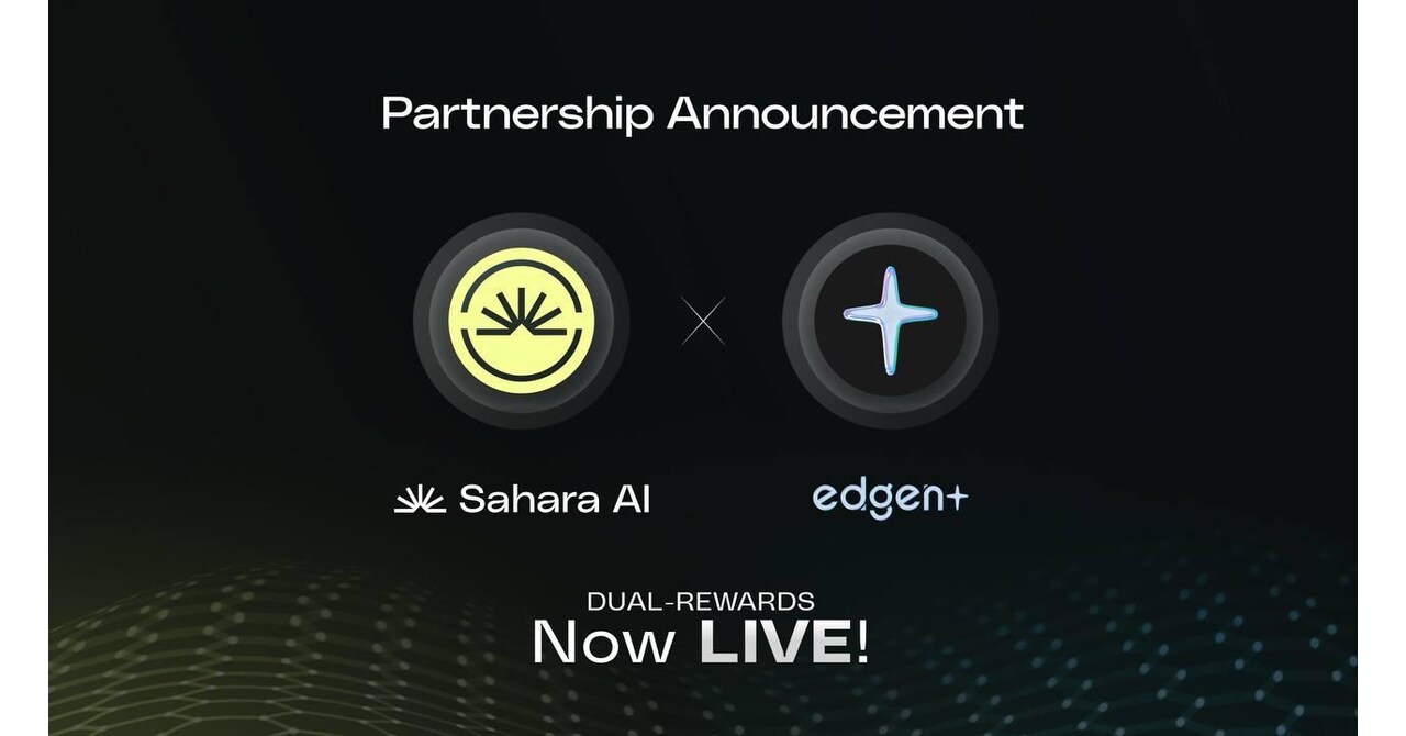 Edgen and Sahara AI Announce Strategic Collaboration to Pioneer Decentralized Validation in Market Intelligence