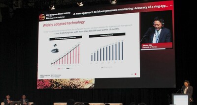ESC 2025 Session – Professor Jihoon Kim of Samsung Medical Center presents findings on the accuracy of CART BP pro across arm positions, highlighting its clinical use in Korea.