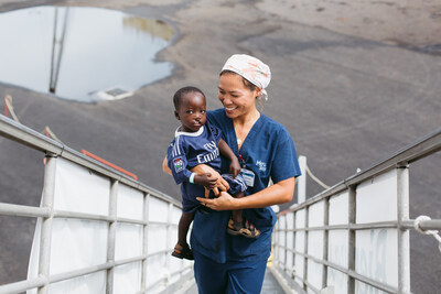 An international faith-based organization, Mercy Ships has focused entirely on partnering with nations in Africa for the past three decades. Working with in-country partners, Mercy Ships also provides training to local healthcare professionals and supports the construction of in-country medical infrastructure to leave a lasting impact.