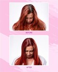 Before and after results using Keratin Complex®’s Perfect Color Service.