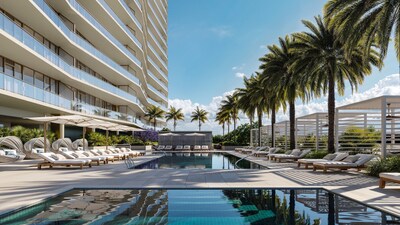 The Berkeley Palm Beach Pool (Credit: Gladstone)