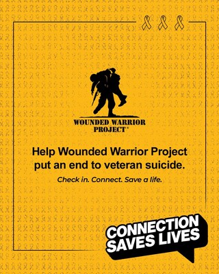 Help Wounded Warrior Project put an end to veteran suicide. Check in. Connect. Save a life.