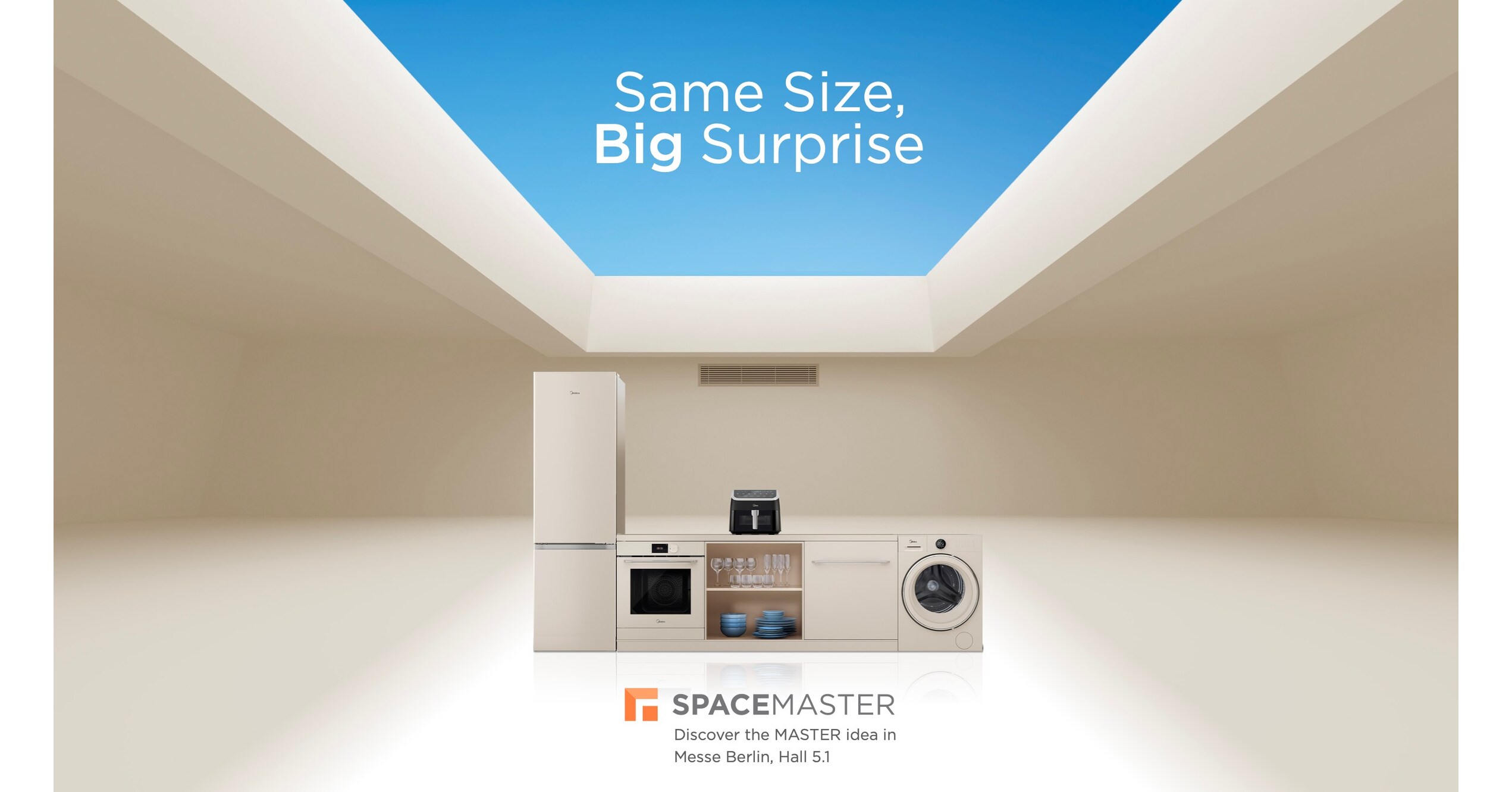 美的SPACE MASTER系列家電於IFA 2025重新定義空間效率