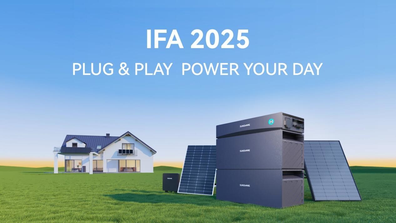 Sunshare treibt die IFA 2025 mit einem halbfesten Balkonspeichersystem voran und läutet damit eine Solarrevolution für jedes Haus ein