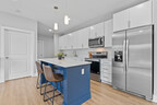 Kitchen inside a unit at Landmark at Dublin