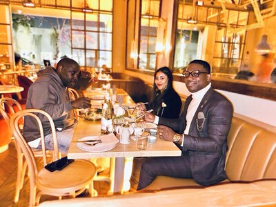 Maya, Durand and James Beverly Hills Dinner
