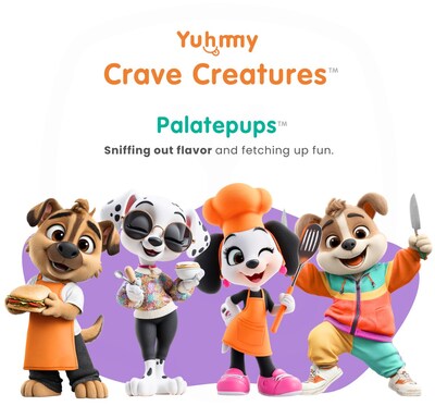 Yuhmmy Characters - Crave CReatures - Palatepups