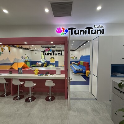 The entrance of the new TuniTuni center in Thao Dien, Ho Chi Minh City.