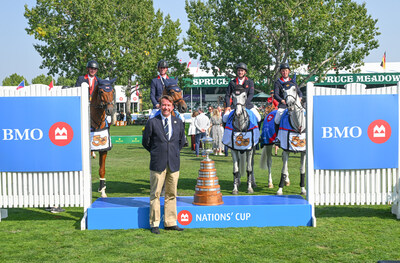 Team Great Britain Triumphs at 2025 BMO Nations' Cup During Spruce Meadows ‘Masters’ (CNW Group/BMO Financial Group)