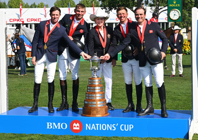 Team Great Britain Triumphs at 2025 BMO Nations' Cup During Spruce Meadows ‘Masters’ (CNW Group/BMO Financial Group)