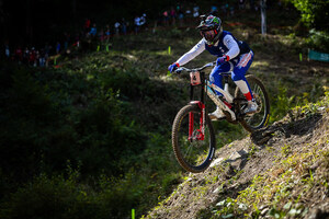 Monster Energy's Marine Cabirou Takes Third Place at 2025 UCI Mountain Bike World Championships in Valais, Switzerland