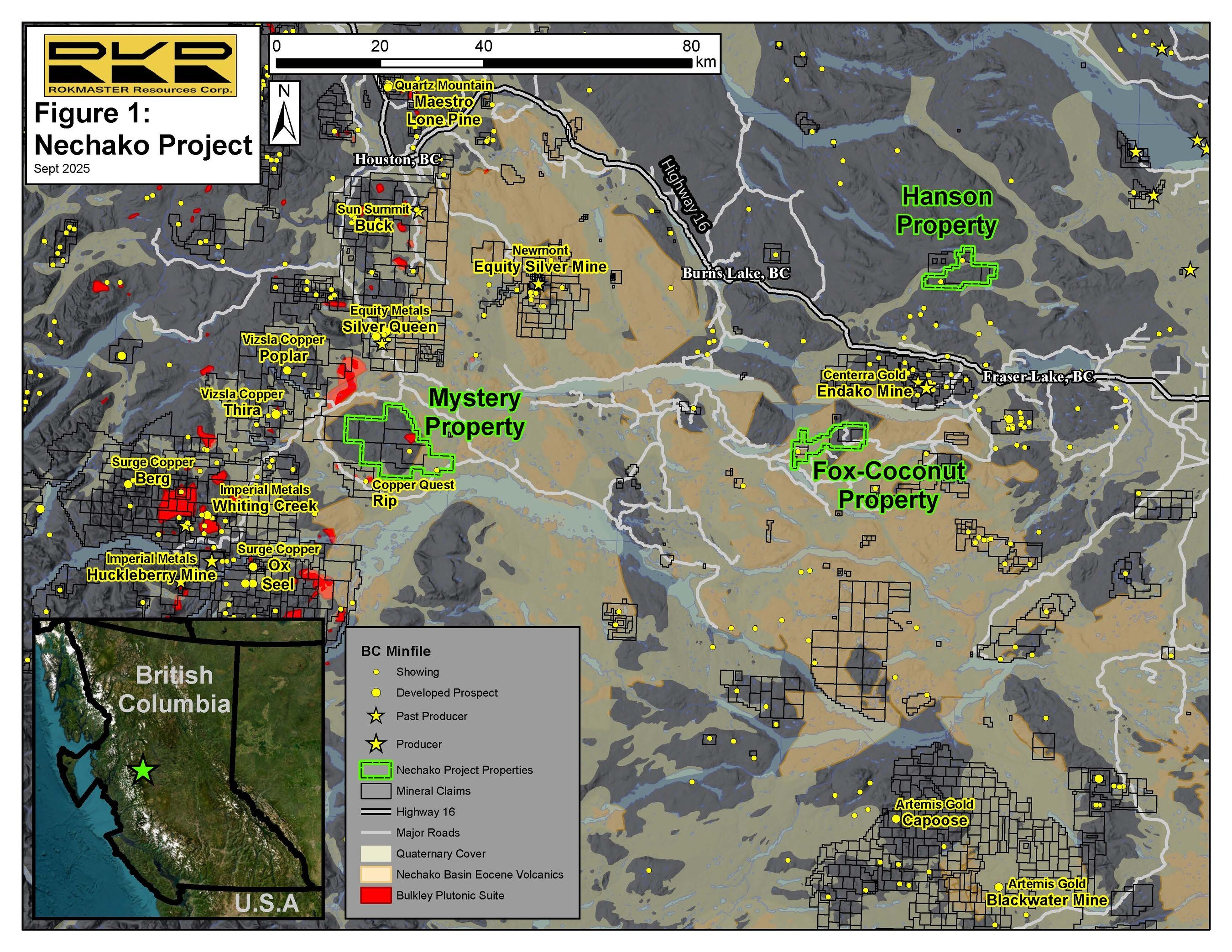 Figure 1: Nechako Project (CNW Group/Rokmaster Resources Corp.) Figure 1: Nechako Project (CNW Group/Rokmaster Resources Corp.)
