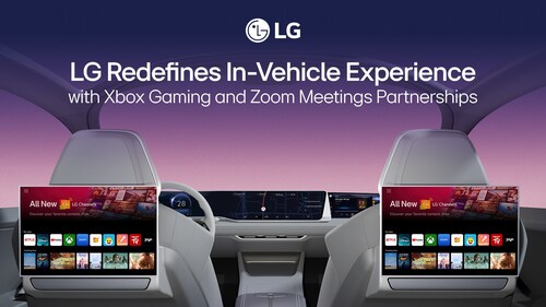 LG Redefines In-Vehicle Experience With Xbox Gaming and Zoom Meetings Partnerships LG Redefines In-Vehicle Experience With Xbox Gaming and Zoom Meetings Partnerships