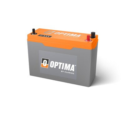 OPTIMA Race Battery - engineered by Clarios for elite motorsports, combining lightweight design, advanced LFP chemistry, and intelligent system integration.