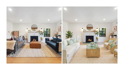 Once the staged image appears, shoppers can slide between views to see the transformation. Virtual Staging can also remove furniture entirely, helping shoppers see the home as a blank slate ready for their imagination.
