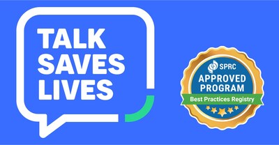 The American Foundation for Suicide Prevention (AFSP) Earns Prestigious Recognition from Suicide Prevention Research Center (SPRC) for Talk Saves Lives Program