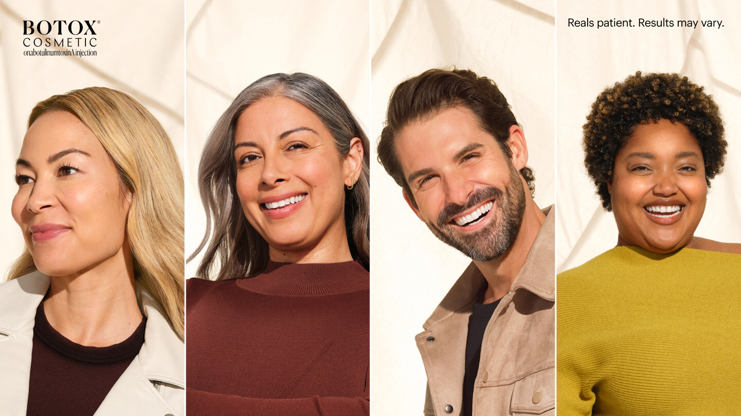 “The One & Only” Campaign is BOTOX Cosmetic’s (onabotulinumtoxinA) largest ever, appearing across linear and connected TV, digital, social, and out-of-home. Image features real patients. Results may vary.