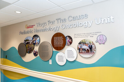 Hogs for the Cause Pediatric Hematology Oncology Unit at Prisma Health Children's Hospital–Upstate.