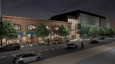 HydraVault rendering of Chicago’s first purpose-built data center engineered for AI, financial services and medical research.