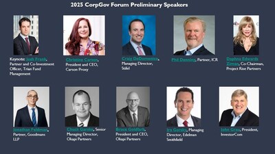 Preliminary Speakers