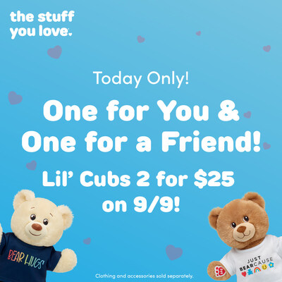 Lil' Cubs 2 for $25 only on National Teddy Bear Day