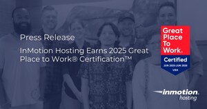 InMotion Hosting Earns 2025 Great Place to Work® Certification™
